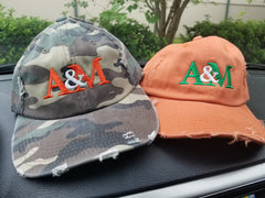 A & M Distressed Hat